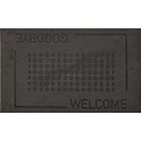 ESSCHERT DESIGN BEST FOR BOOTS GOODBYE/WELCOME černo-šedá 76 x 45 cm