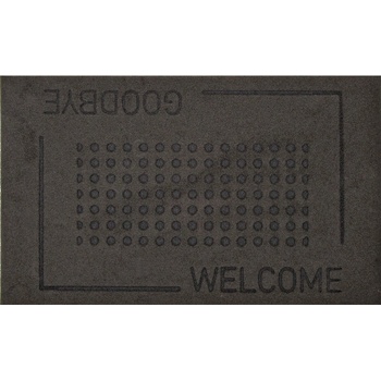 ESSCHERT DESIGN BEST FOR BOOTS GOODBYE/WELCOME černo-šedá 76 x 45 cm