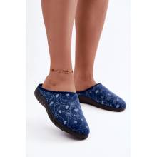 Inblu dámske vzorované papuče čierna modrá