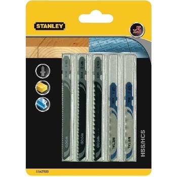 Stanley Smíšená sada pilových listů pro přímočarou pilu 5 dílů STA27030
