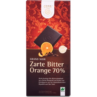 GEPA Hořká s pomerančem 70% 100 g