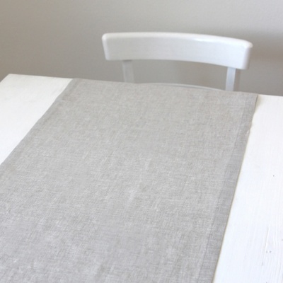 Tululum prostírání běhoun lněný přírodní 45x140cm