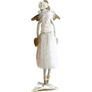 C1804 Anjel TEXT.BIELY VISIACI 46,5cm