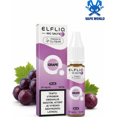 ELFLIQ Nic SALT Grape 10 ml 10 mg