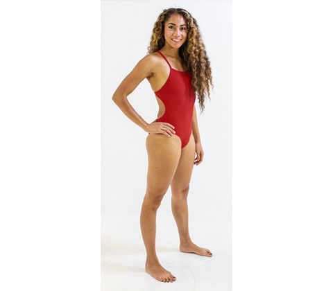 Finis Openback Solid Red