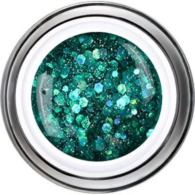 Laif Třpytivý zelený UV/LED gel CF 04 Fasion Green 6 ml
