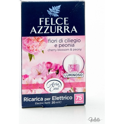 Felce Azzurra náhradní náplň do elektrického osvěžovače s vůní třešňových květů a pivoňky, 20 ml