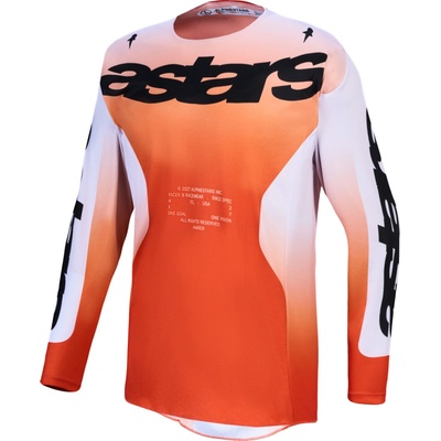 Alpinestars Racer Amber červená/svetlo sivá/čierna