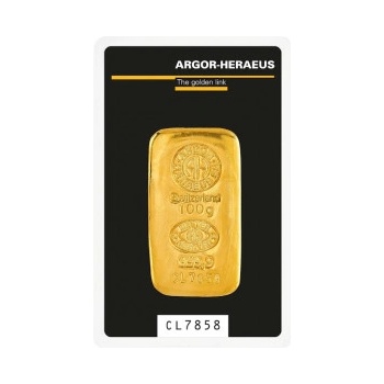 Argor-Heraeus zlatý slitek litý 100 g