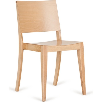 Paged Classic A-9231 Seat Wood Back Wood buk morený / dyha