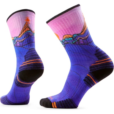 Smartwool Дамски туристически чорапи Smartwool Women's Hike Targeted Cushion Sunrise Crew Walking socks - Deep Navy - размер 42-45 (EU) (207-1280-0113)