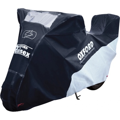 Oxford Rainex s priestorom na kufor čierna/strieborná L