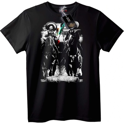 NOONEBRAND Тениска Мексиканска Революция - S, Black
