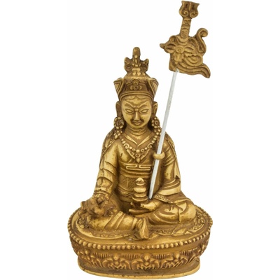 Sanu Babu Guru Rinpoche, antik patina, pryskyřice, 10x5x15cm