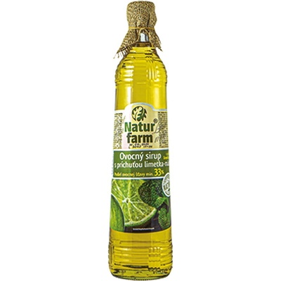 Natur Farm Ovocný sirup limetka mäta 0,7 l