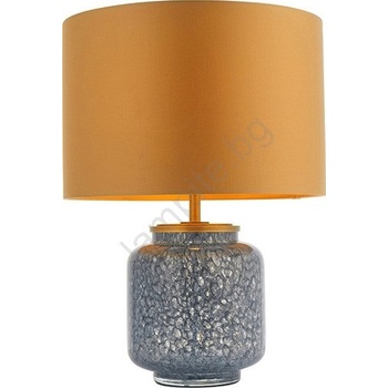 Endon Lighting 93067 - Настолна лампа ZINNIA 1xE27/10W/230V синя/златна (EN0278)