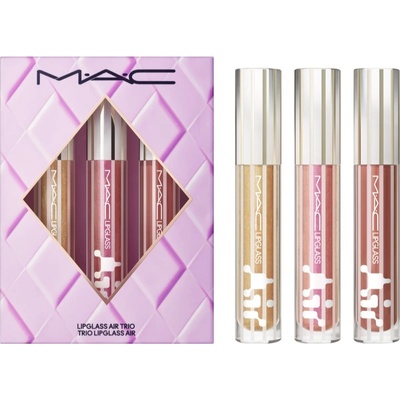 MAC Cosmetics Holiday Gloss Enthusiast Lipglass Air Trio подаръчен комплект за устни