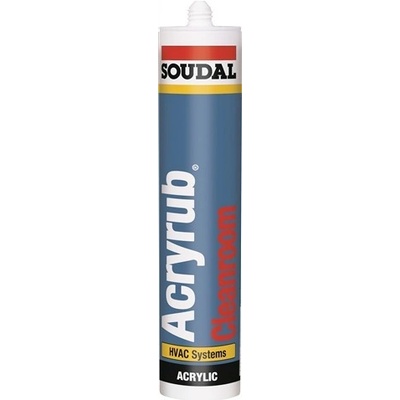 SOUDAL Acryrub Clean Room jednosložkový tmel 300g šedý