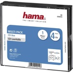 Hama Кутийка за CD/DVD HAMA Multi-Pack 4, прозрачен/черен (49415) - zettabytex