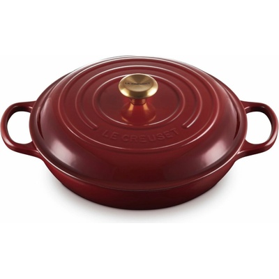 Le Creuset Kastról SIGNATURE 30 cm, 3,5 l, GARNET, liatina