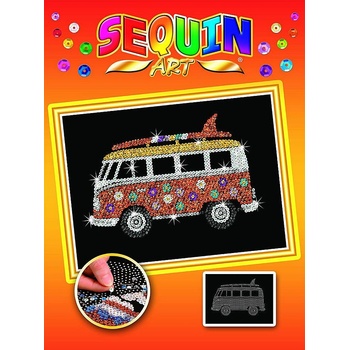 KSG Crafts Творчески комплект KSG Crafts Sequin Art - Изкуство с пайети, Кемпер (1709)