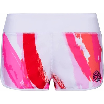 Bidi Badu dámske šortky Hulda Tech 2 In 1 Shorts White Red