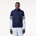 Lacoste Яке Lacoste Men's Stripe Track Water Repellent Wind Resistant Long Sleeve Softshell Jacket - Navy Blue