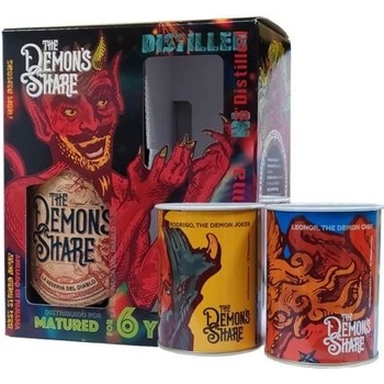 Demon's Share 40% 0,7 l (dárčekové balenie 2 tégliky)
