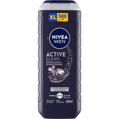 Nivea Men Sprchový gel pro muže 3v1 Active Clean 500 ml