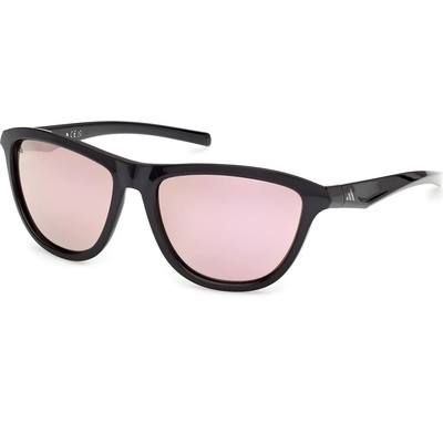 adidas eyewear Мъжки очила за колоездене Adidas eyewear ES0001 S3 Cycling glasses - Shiny Black / Violet Mirror - размер One Size (205-7195-0611)