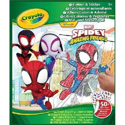 Crayola Vyfarbovanie s nálepkami Pavúčik