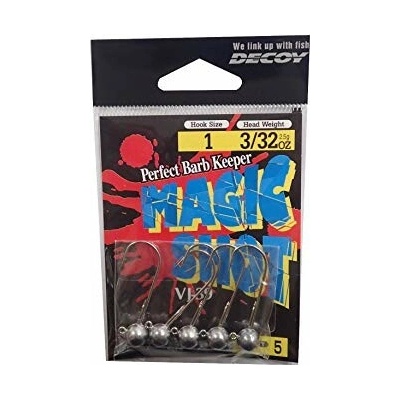 Decoy jigová hlava MAGIC SHOT VJ-39 vel.1 0,9g 5 ks