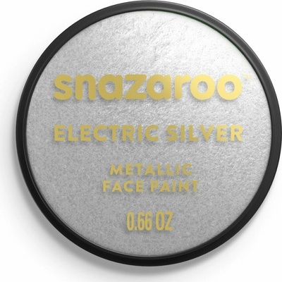 Snazaroo metalická barva na obličej 18 ml Stříbrná