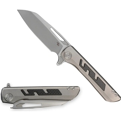 Ch Knives Butcher2 S35Vn Ti Handle Folding Knife BUTCHER2-SL