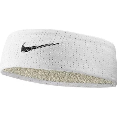 Nike Fury headband Terry white/black Biela