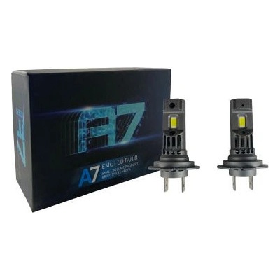 Лед крушки - Led система Н7 за фарове Plug-N-Play за директен монтаж - 100 000 Лукса, 22W 6000K - 1000% повеч…