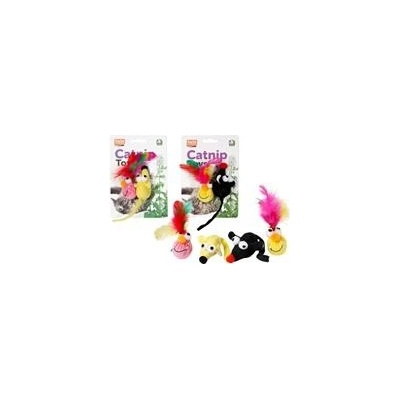 Karlie-Flamingo Hračka plyšová s Catnipem 2ks 6 cm