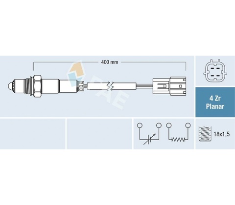 Lambda sonda FAE 77392