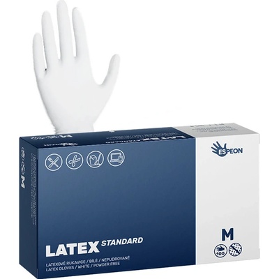 Espeon Latex Standard nepúdrované biele 100 ks