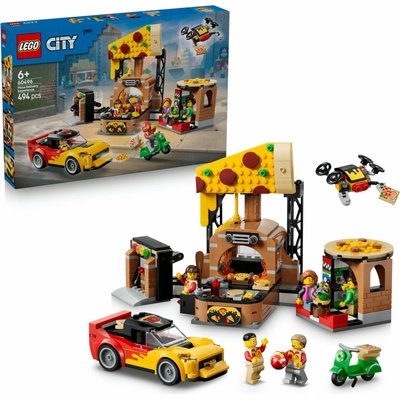 LEGO® City 60496 Rozvoz pizzy a vozidla