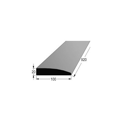Dveřní práh designový- D BK 900x100