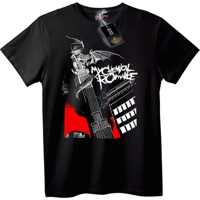 NOONEBRAND Тениска с дракон на My Chemical Romance - 2XL, Black