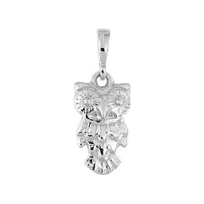 Infinitysilver Stříbrný přívěsek celostříbrná sovička 441554