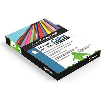 Alza Color A4 modrý tmavý 80g 100 listů