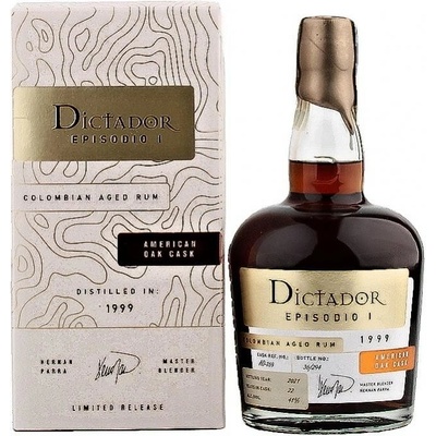 Dictador American Oak 1999 41% 0,7 l (karton)