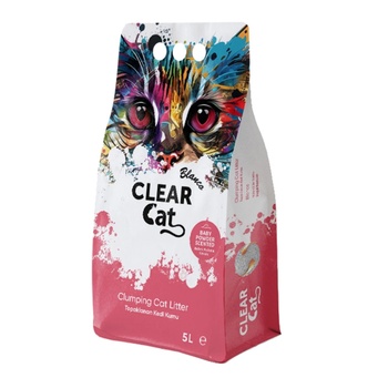Clear Cat Blanco бебешка пудра бентонитова постелка 5л