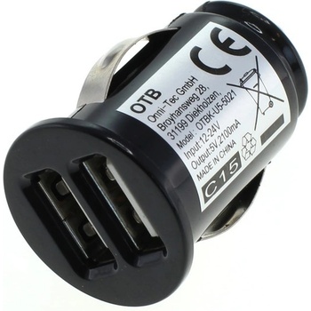 Image 1 of OTB Зарядно / адаптер за кола usb, универсален, 2.1a (8008931)