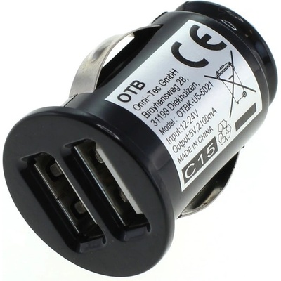 OTB Зарядно / адаптер за кола usb, универсален, 2.1a (8008931)