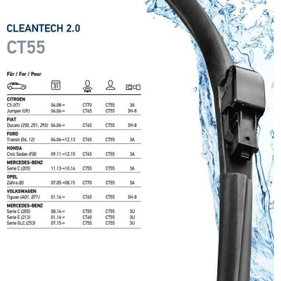 Hella Cleantech 550 mm 9XW 358 053-221