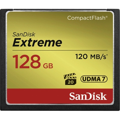 SanDisk Extreme CompactFlash 128GB UDMA7 SDCFXSB-128G-G46